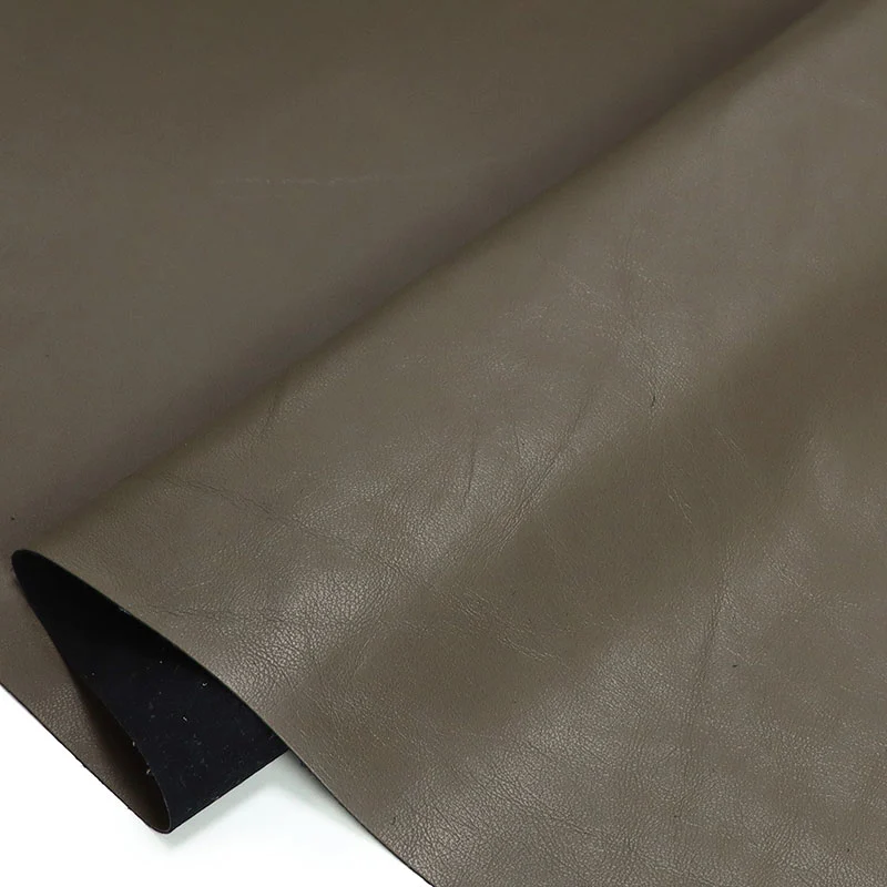 जैकेट गारमेंट्स के लिए जीआरएस पुनर्नवीनीकरण बैकिंग पीयू चमड़ा