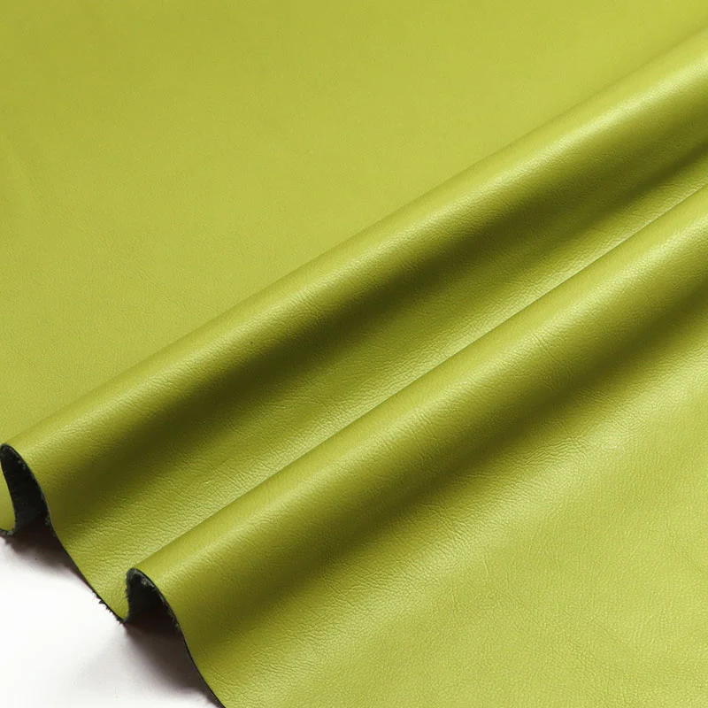 Suede Same Color Backing PU Faux Leather Clothing Fabric