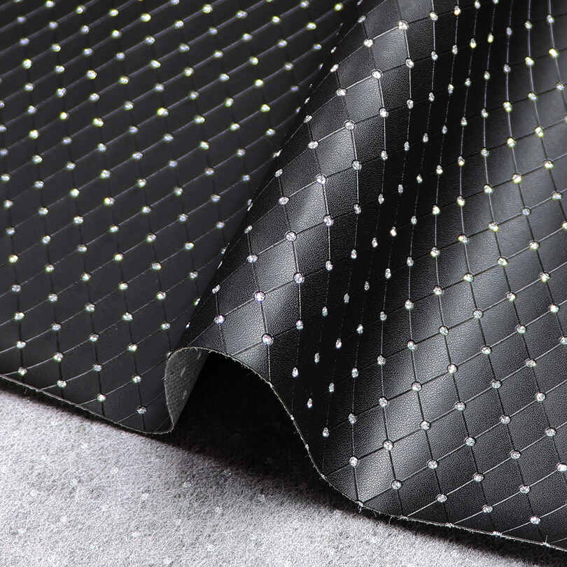 Diamonds Imitation PU Leather Jewelry Boxes Packaging Fabric