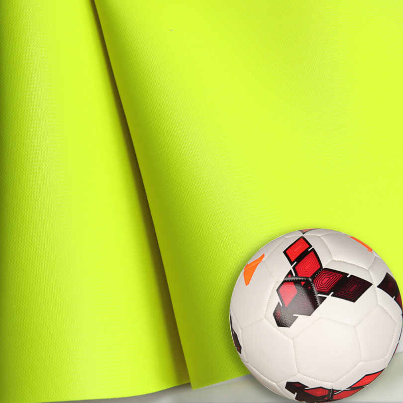 Fluorescein Footballs Balls PU Leather Fabric